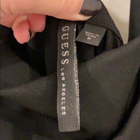 Gorgeous flattering Guess black dress EUC - Picture 4 of 8